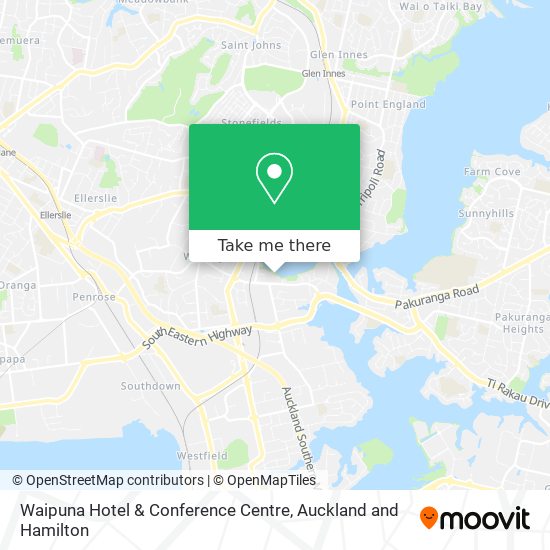 Waipuna Hotel & Conference Centre地图