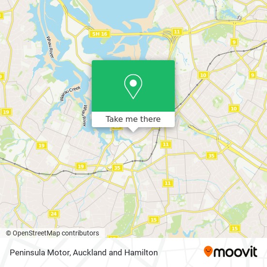Peninsula Motor map