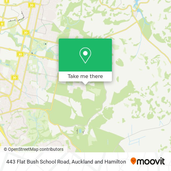 443 Flat Bush School Road地图