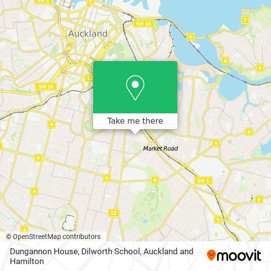 Dungannon House, Dilworth School map
