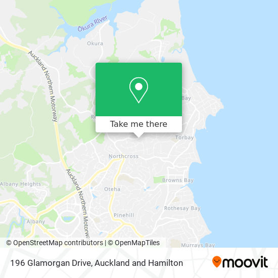 196 Glamorgan Drive map