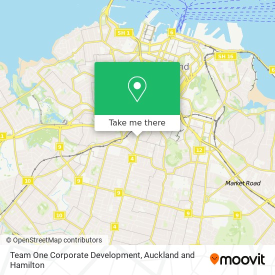 Team One Corporate Development map