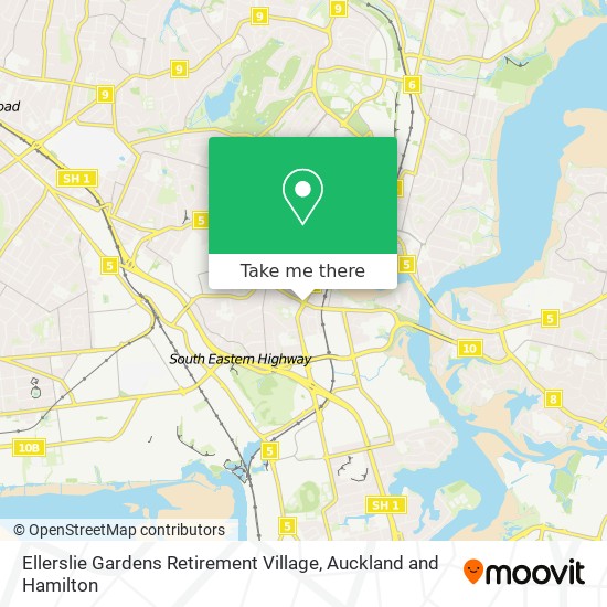 Ellerslie Gardens Retirement Village map