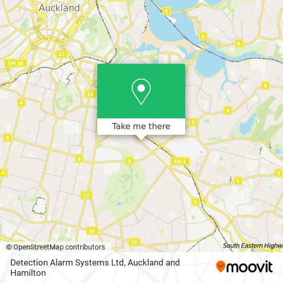 Detection Alarm Systems Ltd map