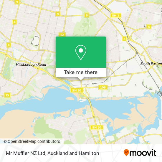 Mr Muffler NZ Ltd map
