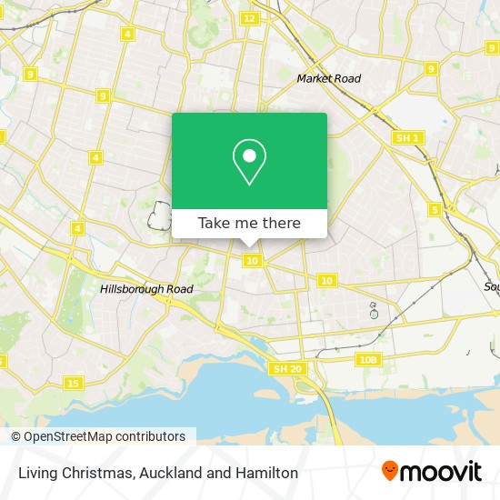 Living Christmas map