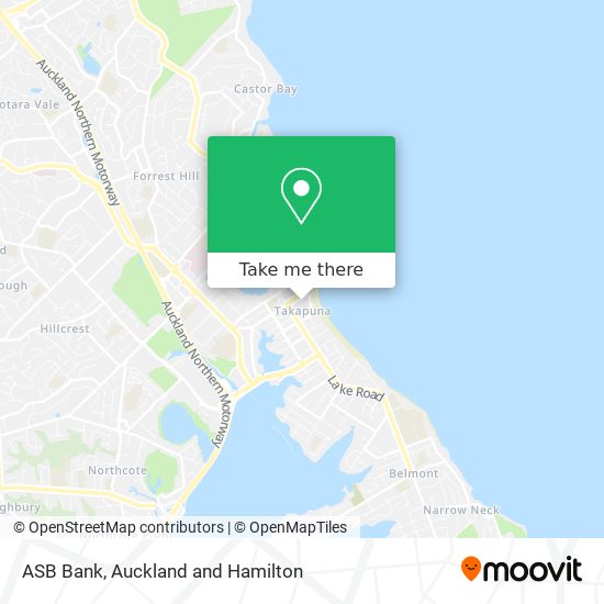 ASB Bank map