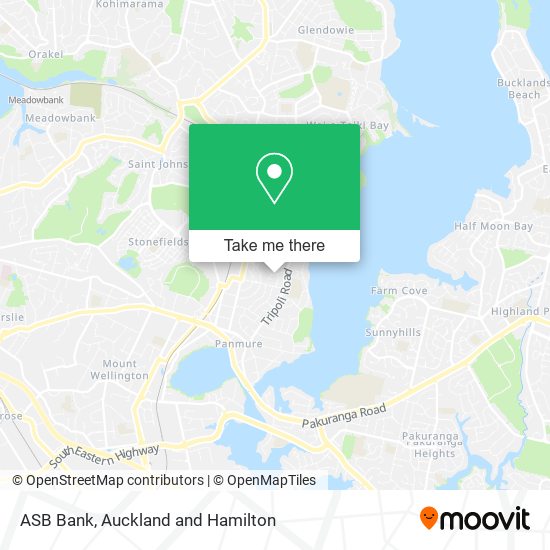 ASB Bank map