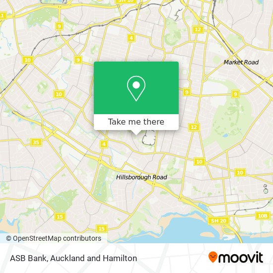 ASB Bank map