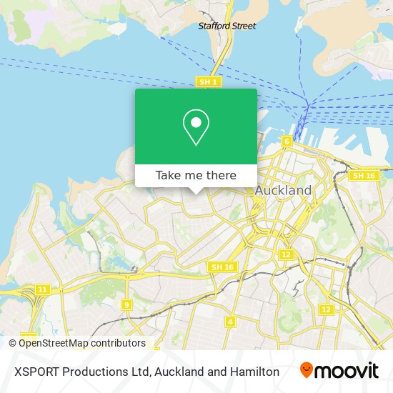 XSPORT Productions Ltd map