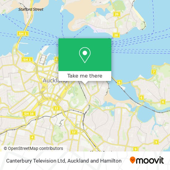 Canterbury Television Ltd map