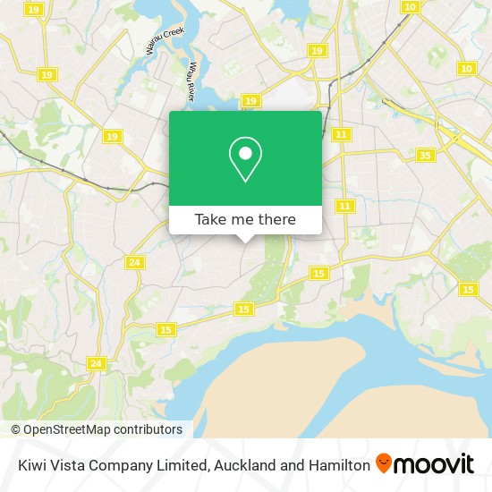 Kiwi Vista Company Limited map