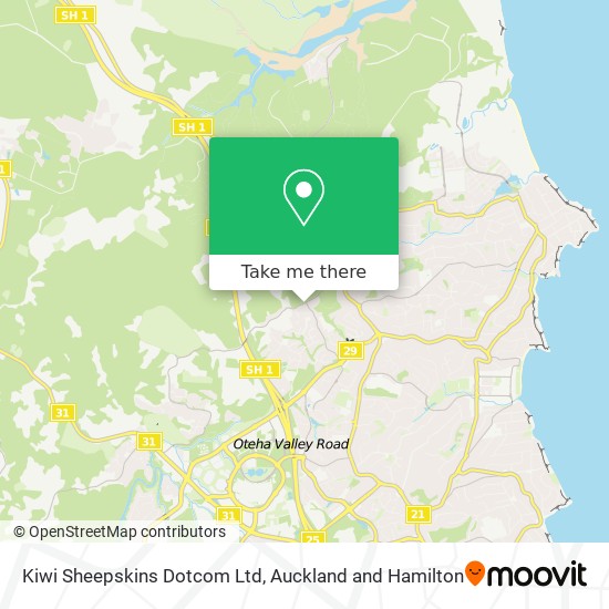 Kiwi Sheepskins Dotcom Ltd map