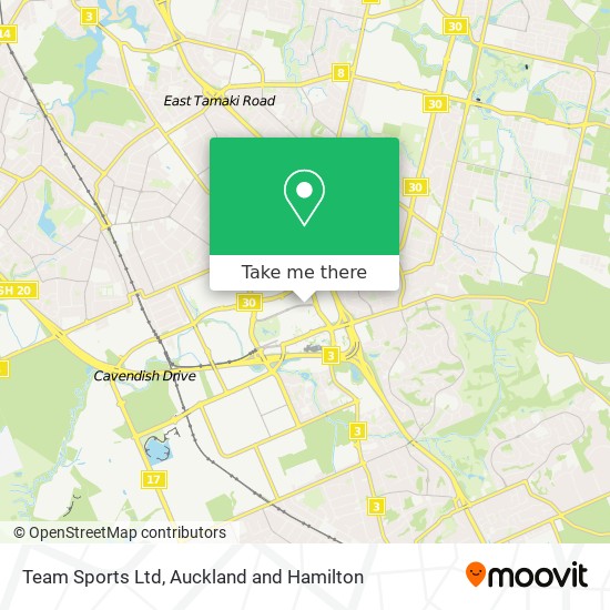 Team Sports Ltd map