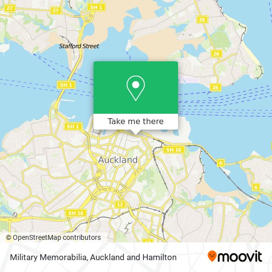 Military Memorabilia map