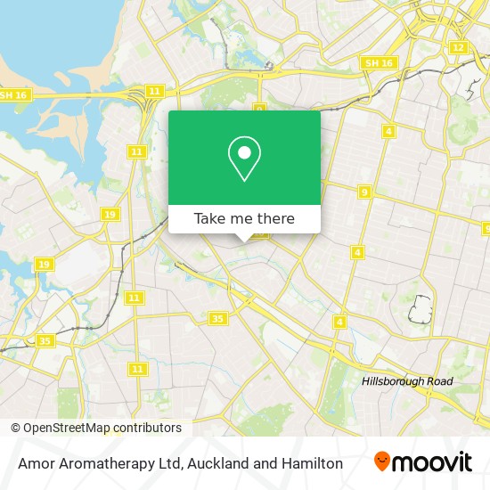 Amor Aromatherapy Ltd map