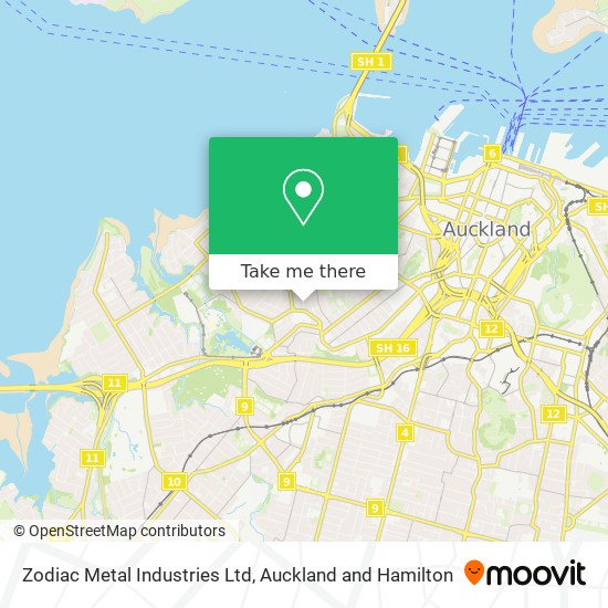 Zodiac Metal Industries Ltd map
