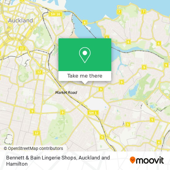 Bennett & Bain Lingerie Shops map