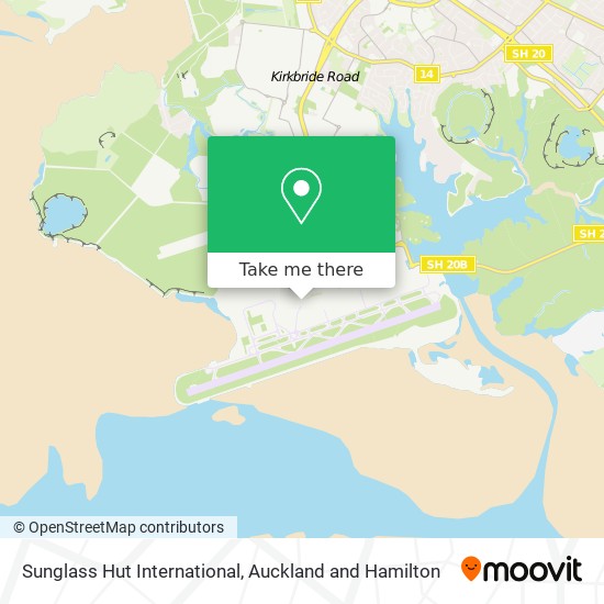 Sunglass Hut International map