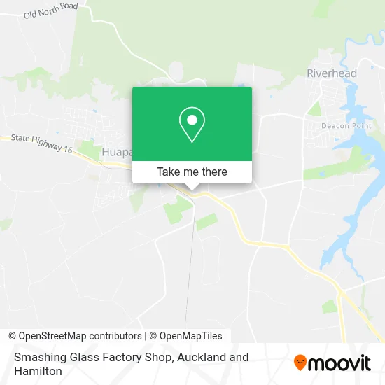 Smashing Glass Factory Shop map