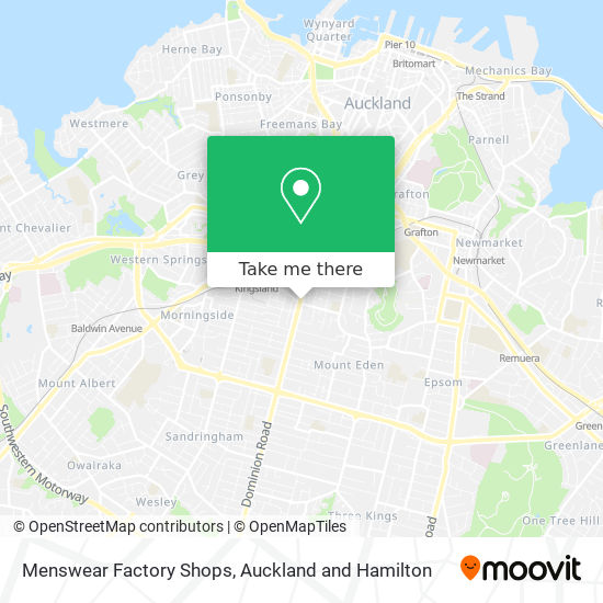 Menswear Factory Shops map