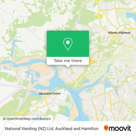 National Vending (NZ) Ltd map