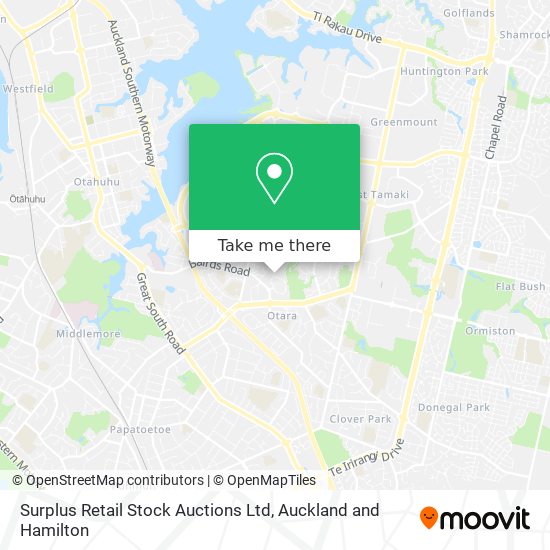 Surplus Retail Stock Auctions Ltd map