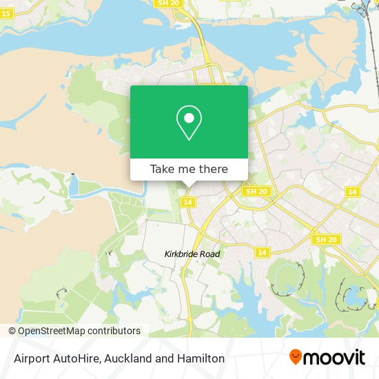 Airport AutoHire map