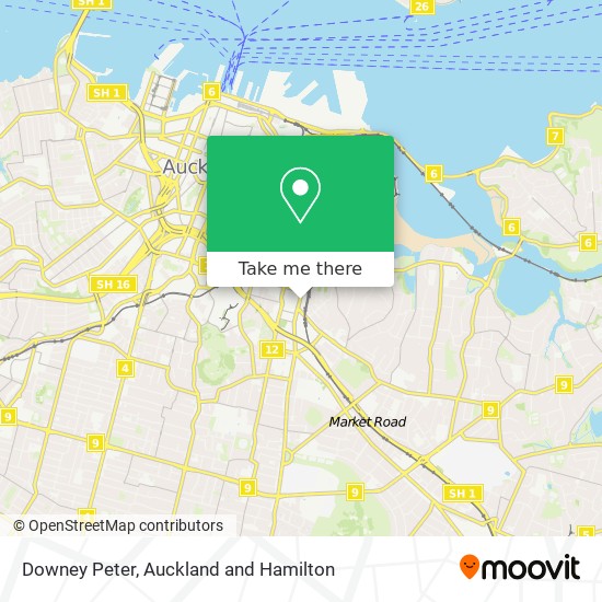 Downey Peter地图