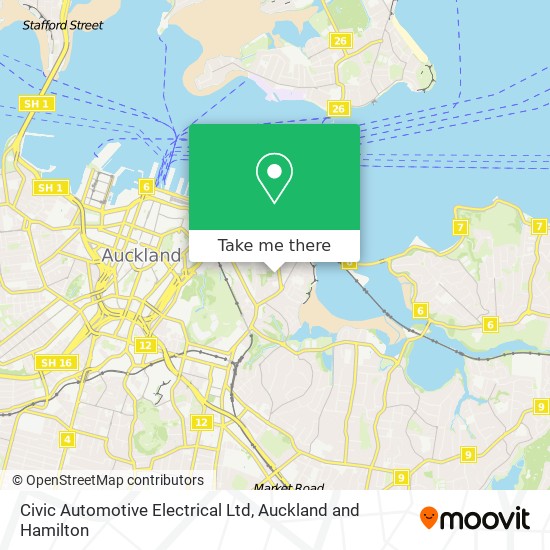 Civic Automotive Electrical Ltd map
