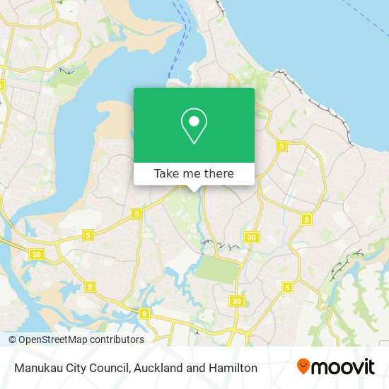 Manukau City Council map