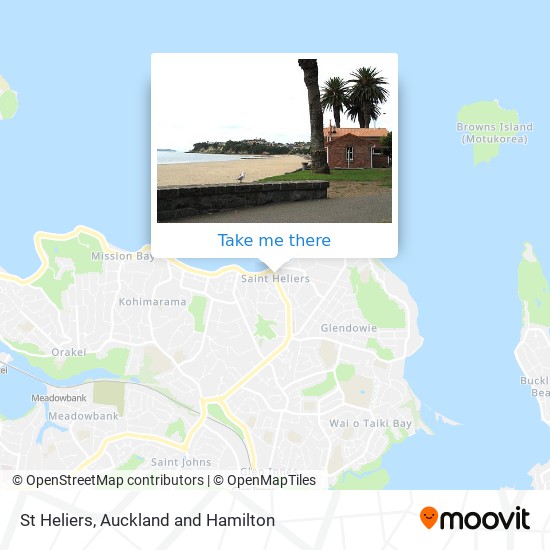 St Heliers map