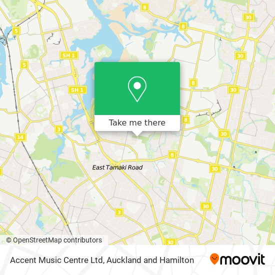 Accent Music Centre Ltd map