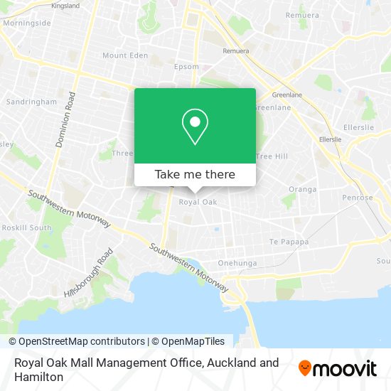 Royal Oak Mall Management Office地图