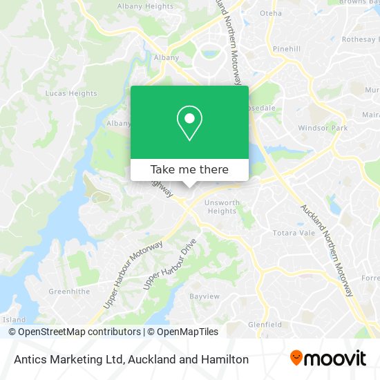 Antics Marketing Ltd map