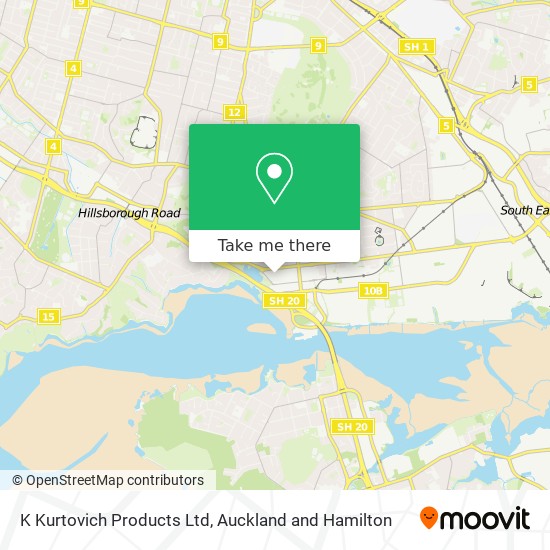 K Kurtovich Products Ltd map