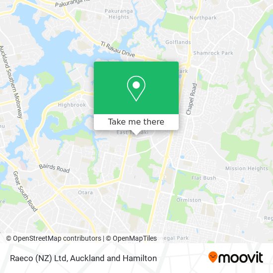 Raeco (NZ) Ltd map