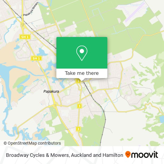 Broadway Cycles & Mowers地图