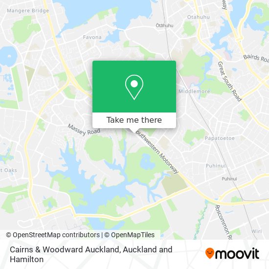 Cairns & Woodward Auckland地图