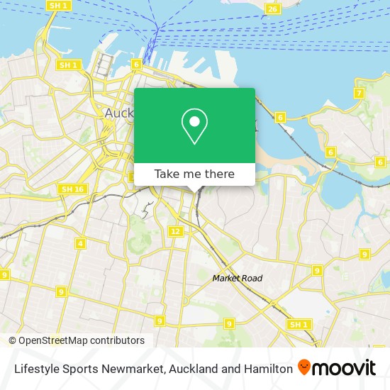 Lifestyle Sports Newmarket地图