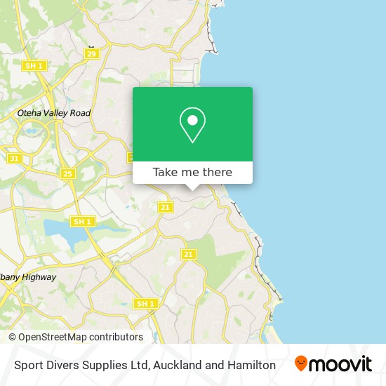 Sport Divers Supplies Ltd map