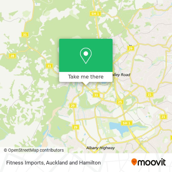 Fitness Imports map