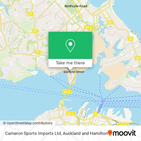 Cameron Sports Imports Ltd map