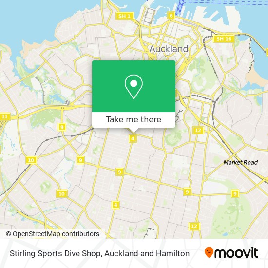Stirling Sports Dive Shop map