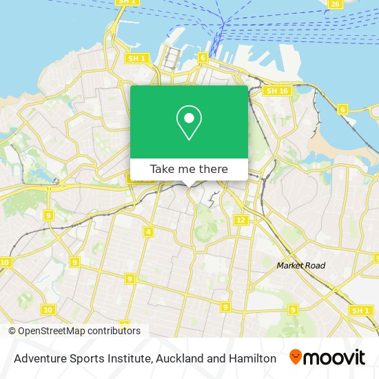 Adventure Sports Institute map