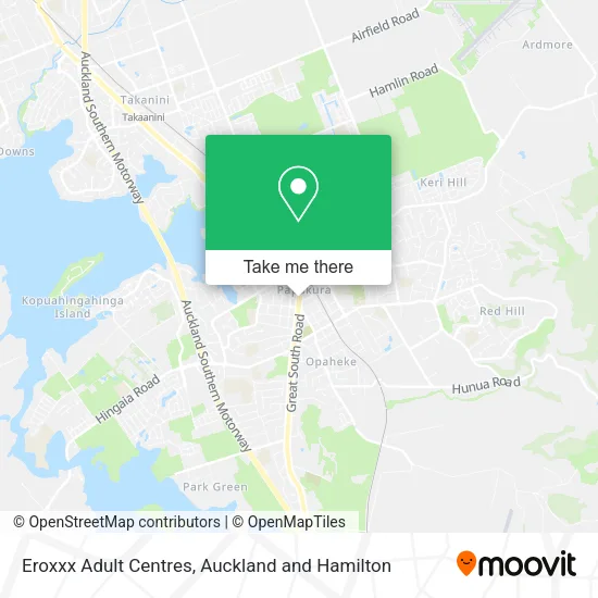 Eroxxx Adult Centres map