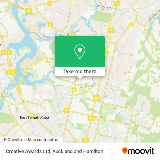 Creative Awards Ltd map