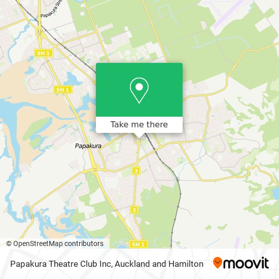 Papakura Theatre Club Inc map