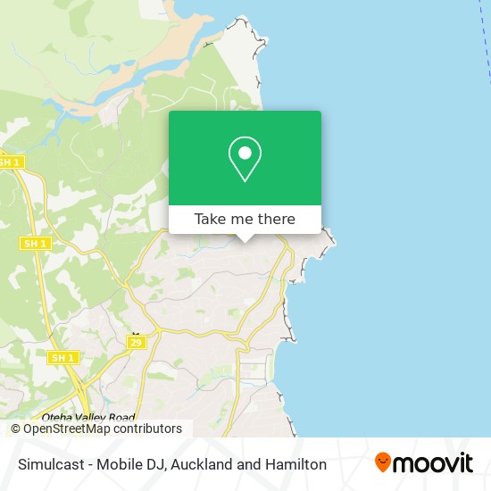 Simulcast - Mobile DJ map