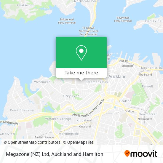 Megazone (NZ) Ltd map